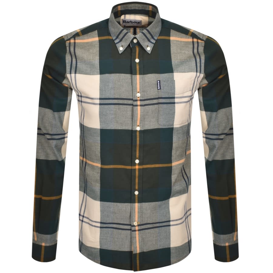 Alternative Image for ProductBarbour Long Sleeved Tartan 5 Shirt Green1